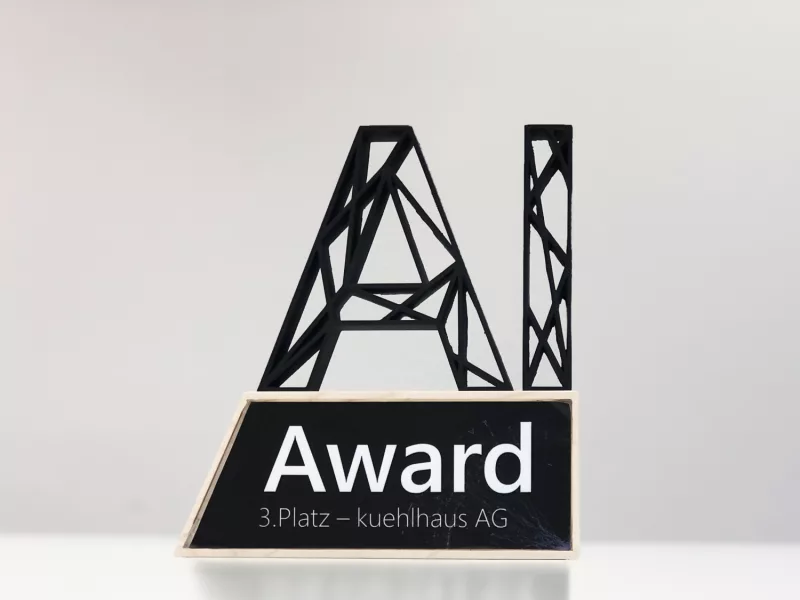 Auszeichnung mit dem 3. Platz