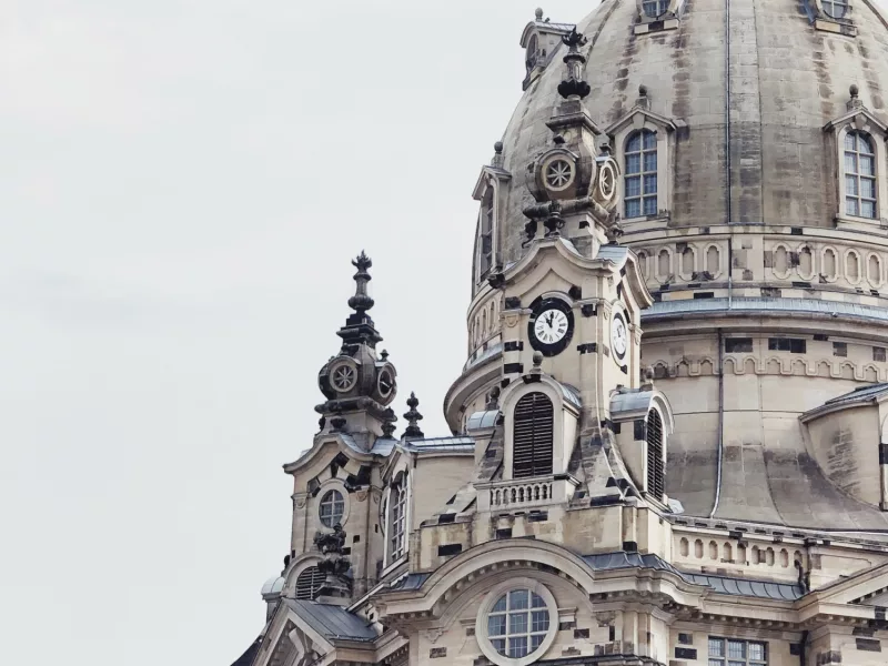 Foto einer Kathedrale in Dresden