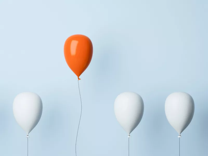 Header Luftballons in Farbe